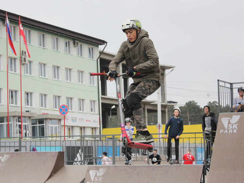 Открытие скейт-парка в ТРЦ «Макси»