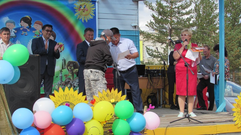 Детскую площадку построили в Дульдурге с помощью гранта в 0,5 млн руб